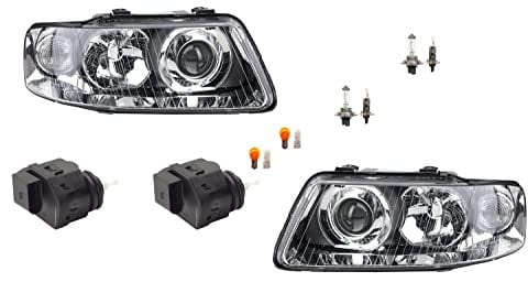 Johns, Scheinwerfer passend für Audi A3 8L 09/00-05/03 Leuch. Links Rechts + Stellmotor