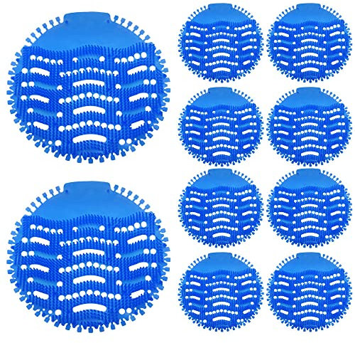 NAVESO Urinal Screens Deodorizer, 10 Packs Urinal Splash Mats, Urinal Screen Deodorizer Mats for Men’s Toilet, Urinal Mats Anti-Splash for Bathroom, Restaurants, Offices, Schools