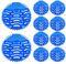 NAVESO Urinal Screens Deodorizer, 10 Packs Urinal Splash Mats, Urinal Screen Deodorizer Mats for Men’s Toilet, Urinal Mats Anti-Splash for Bathroom, Restaurants, Offices, Schools