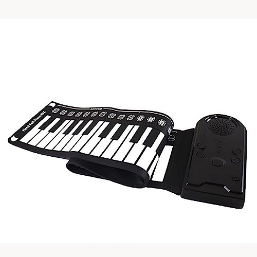 49 Tasten Klavier Hand Rolle mit Lautsprecher Tragbare Klapp Klavier Anfänger Erleuchtung Klavier Lehrmittel Musikinstrument
