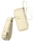 Yolispa Kleiner kompakter Regenschirm für Sonne und Regen, UV-Schutz, Regenschirm mit Tasche für Damen und Mädchen, Cremiges Gelb, 14cm x 4.5cm