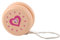 JoJo Einsteiger Kinder Set für Deutschland Anfänger 3 Kleinkinder Jahre Frosch Holz ab 4 Niedliche Cartoon Muster Holz Yoyo Kugel Yo Yos für Kid Kind (Rosa Herz)