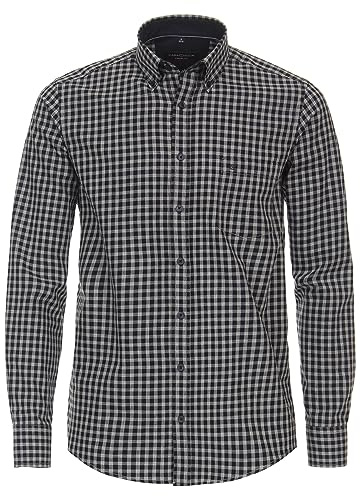 CASAMODA Flanellhemd Langarm kariert Casual Fit