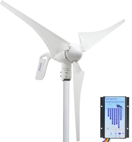 400W 12V Wind Turbine Generator with a 30A Hybrid Charge Controller