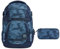 coocazoo MATE Schulrucksack-Set 2tlg inkl. Schlamperbox (Geometric Sky)