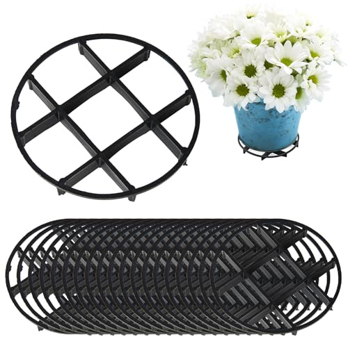 KWQBHW 10/20 Pack Plant Level Pot Elevator Plant Saucer Drainage Rack Round Flower Pot Feet Risers Drainer Plant Pot Saucer Support for Indoor Outdoor Garden(15cm)