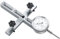 Neoteck 0-20mm Dial Indicator Table Saw Gauge with 0.75inch Width Anodized Aluminum Bar for Aligning and Calibrating Work Shop Machinery Table Saws Band Saws and Drill Presses