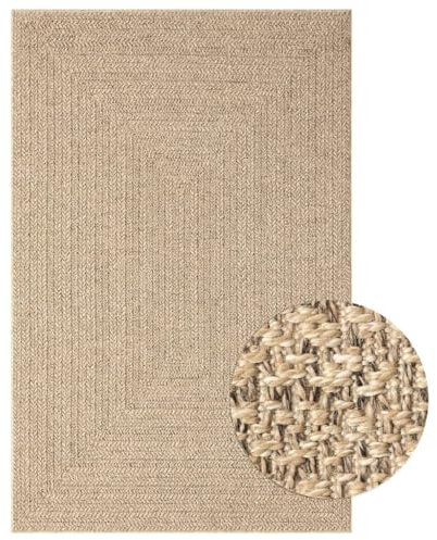 Willood Teppich 160x230 cm Jute-Optik Innen und Außen