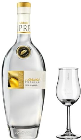 Scheibel PREMIUM Williams-Christ Birnen-Brand 0,7L Flasche + Aroma-Glas