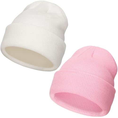 DRESHOW Kleinkind Beanie Kinder Wintermützen Kinder Weich Stricken Unisex-Mütze für Baby Jungen Mädchen Warm Mütze Mützen für 6 Monate-7 Jahre