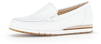 Gabor Damen Slipper, Frauen Slip On,Slides,Schlupfschuhe,schluepfschuhe,Loafer,College Schuhe,Businessschuhe,Slip-ons,Weiss,39 EU / 6 UK