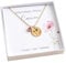 Kette mit Geburtsblume personalisiert mit Gravur Geburtsblumenkette mit Name Birthflower Silber Gold Roségold Geschenk zur Taufe Geburt Geburtstag Muttertag