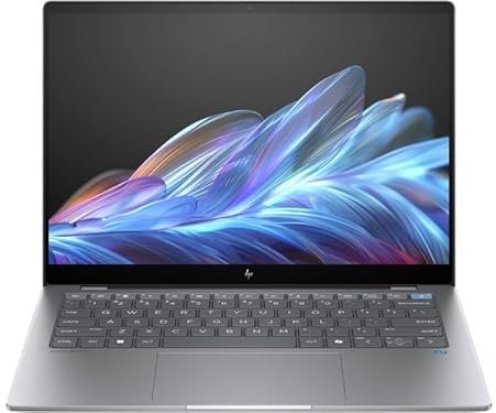 HP Omnibook X 14-fe0501na 14 Laptop Snapdragon X1 Elite | 16GB RAM | 1TB SSD | 2.2K Touchscreen Display | Backlit Keyboard | WiFi 6E | 5MP Webcam | Dual Speakers | Windows 11 Home | Silver