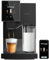 Cecotec Machine à Café Superautomatique Compacte Cremmaet Compactccino Connected Black Silver. 1350W, 19 Bars, Écran, WiFi, Réservoir à Lait 400 ml, Réservoir d’Eau 1,1 L, Nettoyage Automatique