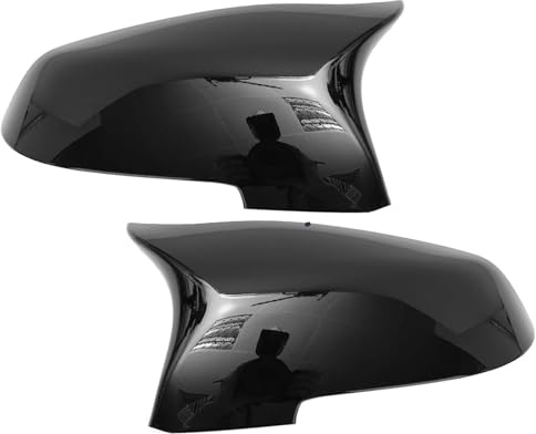 Backspegelskydd För BMW För F10 För F18 För F11 För F06 För F07 1 Par Högblanka Svarta Spegelkåpor Backspegeln V+H Spegelkåpa