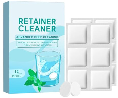 Brausetabletten Zur Reinigung Von Zahnprothesen – Gleichen Den PH-Wert Aus, Verbessern Die Reinigungskraft, Einfach Einweichen Und Abspülen, Geeignet for Haftmittel for Zahnprothesen(2pcs)