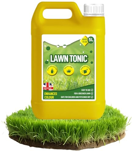 5L Lawn Tonic Ready To Use Greener Grass Feed Healthier Looking Garden Enhances Lawn Colour (1)