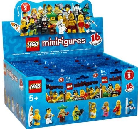 LEGO 8684 - 16 Sammelfiguren der Serie 2 - kompletter Satz