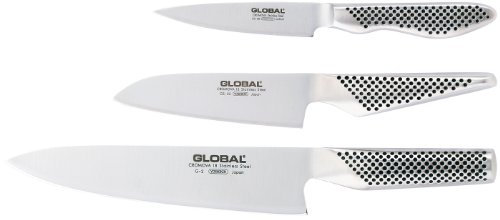Global g- 23540 m set de couteaux 3 pièces, g-2, 35 et gS-gS - 40