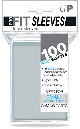 Ultra Pro 82713 - Small Sleeves - Pro-Fit Card, 100