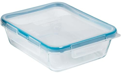 Snapware Snapware 6cup total solution rectangle food storage container glass, 9.3 Ounce (1112403)
