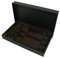 Coffret carton noir pour ménagère 18 ou 24 pièces
