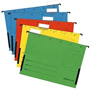 Herlitz 05874557 A4 Karton braun 5pièce (S) Hängemappe – Hängemappen (A4, Karton, braun, 5 Stück (S))