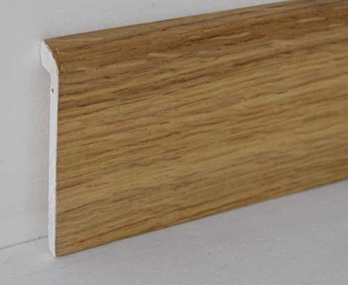 Hobby Legno - Coprimarmo Rivestito In Legno Di Rovere Verniciato mm. 100X20X2400 (Prezzo Per ml. 4, 80)