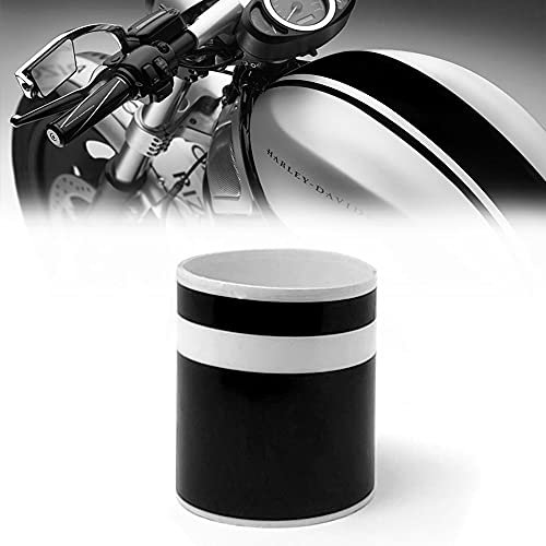 Strisce Adesive Moto Bike Racing Stripe 2 Fili, Nero, 12 cm x 2 m