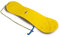 Jamara 460391 Snow Play Snowboard 72cm - aerodynamische Bauweise, Ziehschnur mit Griff, extra Glatte Rutschfläche auf der Unterseite mit Gleitkufen, Anti Rutsch Oberfläche auf der Oberseite