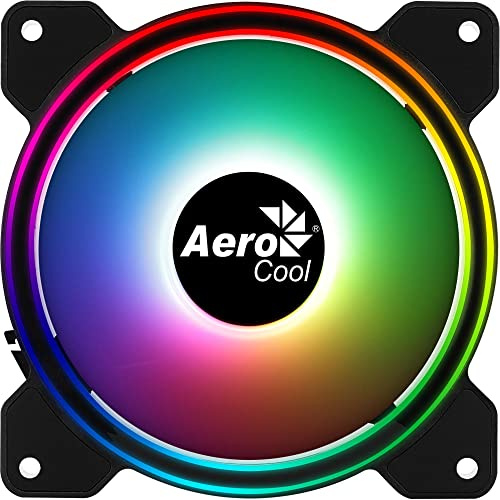 Aerocool Saturn ACF3-ST10237.01 Gehäuselüfter, 12 F A RGB, Schwarz