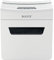 Leitz IQ 6X Premium Aktenvernichter P4, Partikelschnitt, 7-6 Blatt (70-80g/m²), Super leise, kompakt & sauber, TÜV+GS zertifiziert, 10L Behälter, für Büro & Home Office, Protect Serie, Weiß, 80900000