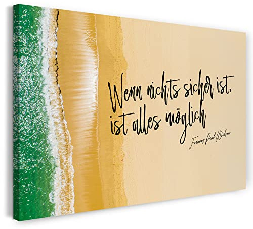 Printed Paintings Leinwand (80x60cm): Motivations-Sprüche und Zitate (Quotes), Inspirational Powe