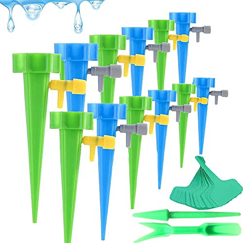 24 Piezas Riego por Goteo Automático Kit, Riego por Goteo, Ajustable Piezas Riego por Ggoteopara uso en Interiores y Exteriores