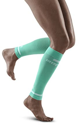 CEP - THE RUN COMPRESSION CALF SLEEVES für Damen | Stulpen für die Beine | Beinlinge in ocean zur effektiven Muskelaktivierung der Wade | Gr. III | M