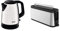 Tefal Element TL4308 Grille-pain à fente longue | 7 niveaux de brunissage | 1000 W & Bouilloire Inox 1,7L Bouilloire sans fil 1,7L Résistance cachée Filtre anticalcaire base pivotante 369°