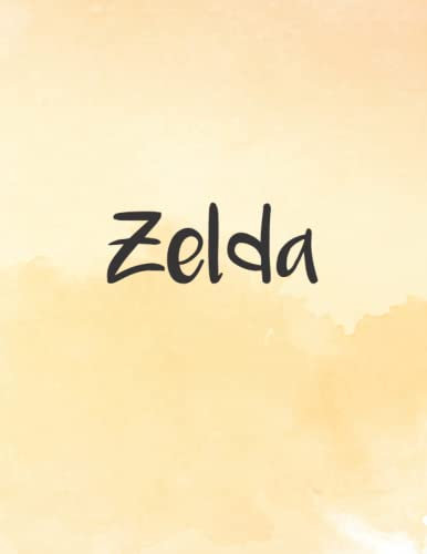 Zelda: Dot Grid Notebook 8.5 x 11| For Graphing Pad, Design Book, Work Book, Planner, Dotted Notebook, Bullet Journal, Sketch Book, Math Book - V.661