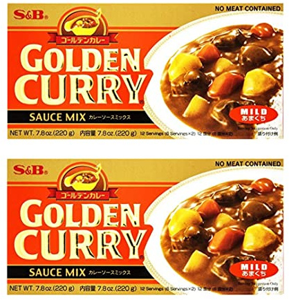 S&B Golden Curry doux 220 g – Lot de 2