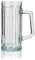 Stölzle Oberglas Bierkrug Gambrinus / 6er Set Bierkrüge 0,4 Liter/Stabiler Bier Krug/Biergläser 0,4 Liter aus Soda Lime Glas/Bierseidel 0,4l Spülmaschinengeeignet