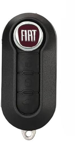 TEKLIGHT Ricambio Chiave Telecomando SPEDIZIONE CORRIERE ESPRESSO 24/48h Grande Punto Evo Panda Bravo Stilo 500 L Y Delta Musa Guscio con Lama a 3 Tasti LOGO INCLUSO GLS 24/48h (FIAT)