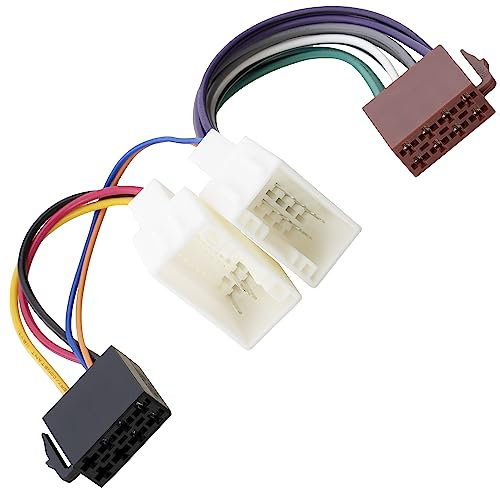 AERZETIX - C40112 - ISO-Stecker/Bündel für autoradio - kompatibel mit Hyundai H1, i10, i20, IX35 (LM), Tucson, Kia Cee'd, Picanto, Rio, Sorento, Sportage