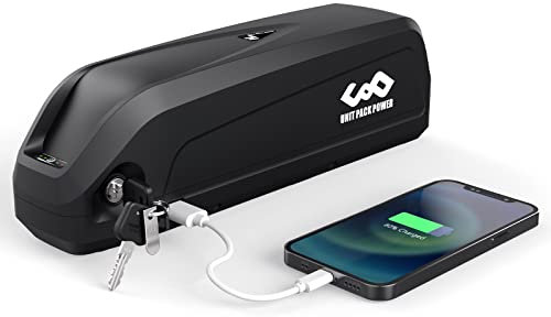48V 20Ah Hailong Ebike Batterie 48V Lithium Down Tube Batterie de vélo électrique, Fit for 250W 300W 350W 500W 700W 1000W 1500W Kit de Conversion avec Chargeur