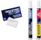 Touch Up Paint Factory - Scratch Repair Pen Kit Mixed by Reg Registration Plate Car Touch Up Paint for All Models - Exact Match Guarantee - Plus (Medium) - Computer Matched
