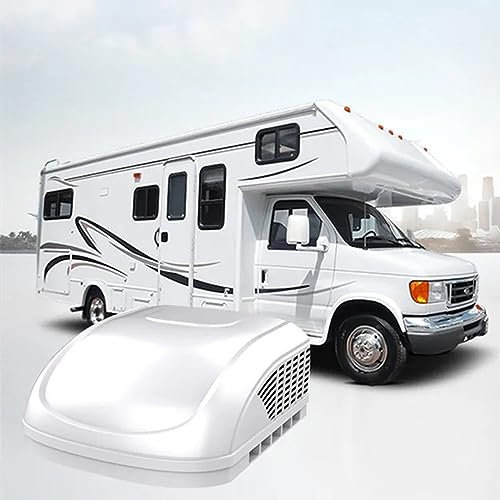 PRUJOY Climatizzatore da Tetto per Camper, condizionatore d'Aria Elettrico con Inverter per refrigerazione 110v / 220v, Telecomando, per vagone Ristorante da Campeggio per Camper (220v)