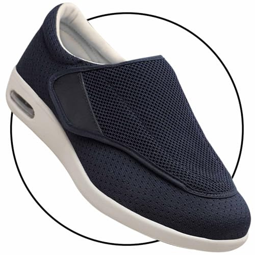 Möge Zapatos Hombre Pies Hinchados Zapatillas para Diabéticos Hombre Zapatillas ortopédicas para Hombre Zapatos Diabéticos Antideslizante Diabético Zapatos Deportivos