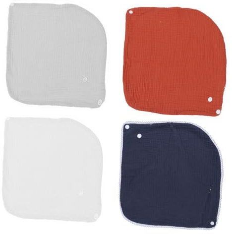 VICASKY 4 Stück Lätzchen Speicheltuch Für Babys Kleinkinder Baumwolle Lätzchen Halstuch Speichel Lätzchen Bandana Halstuch Lätzchen Baumwolle Speichel Lätzchen