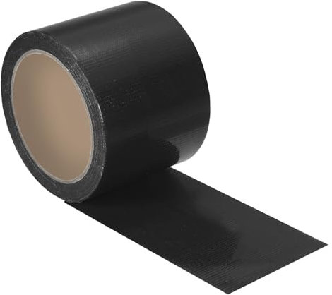 PATIKIL Gaffers Tape 3 in x 22 Yards, Wasserdichtes Gaffer-Bodentape ohne Rückstände, nicht reflektierend, leicht reißbar für den Innen- und Außenbereich, industrielle Nutzung, Schwarz