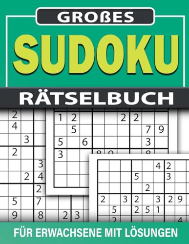 Großes Sudoku-Rätselbuch für Erwachsene