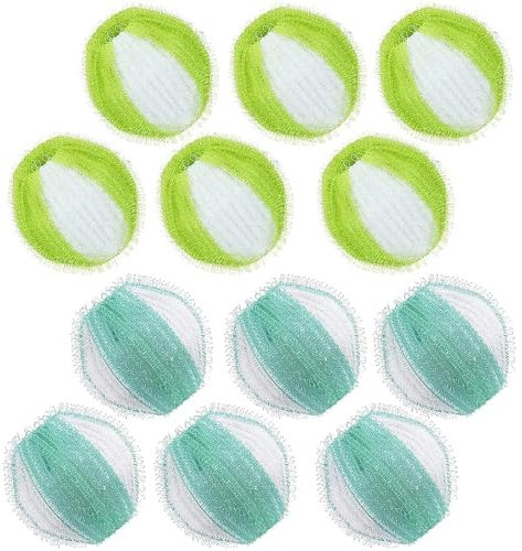 JYTDBCS 12 PCS pet hair remover washing machine, Reusable Washing Machine Lint Remover, Laundry Balls Shaped Pet Hair Remover, for Removing Wool Cotton Cat Dog pet hair remover