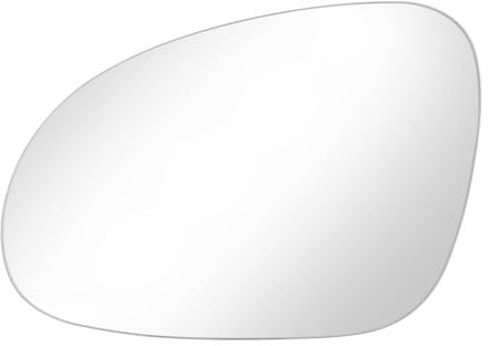Mingke Spiegelglas Ersatz für Volkswagen (VW) Golf 5 MK5 2003 bis 2009,Passat B6 2005 bis 2011,Jetta 2005 bis 2010 Links Fahrerseite Beheizbar Außenspiegel Glas mit Trägerplatte
